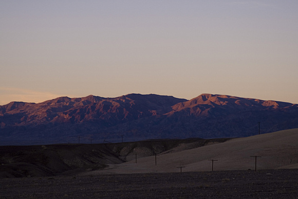 Sunset, Death Valley, Texas Campground