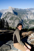 Zina in front of Half Dome